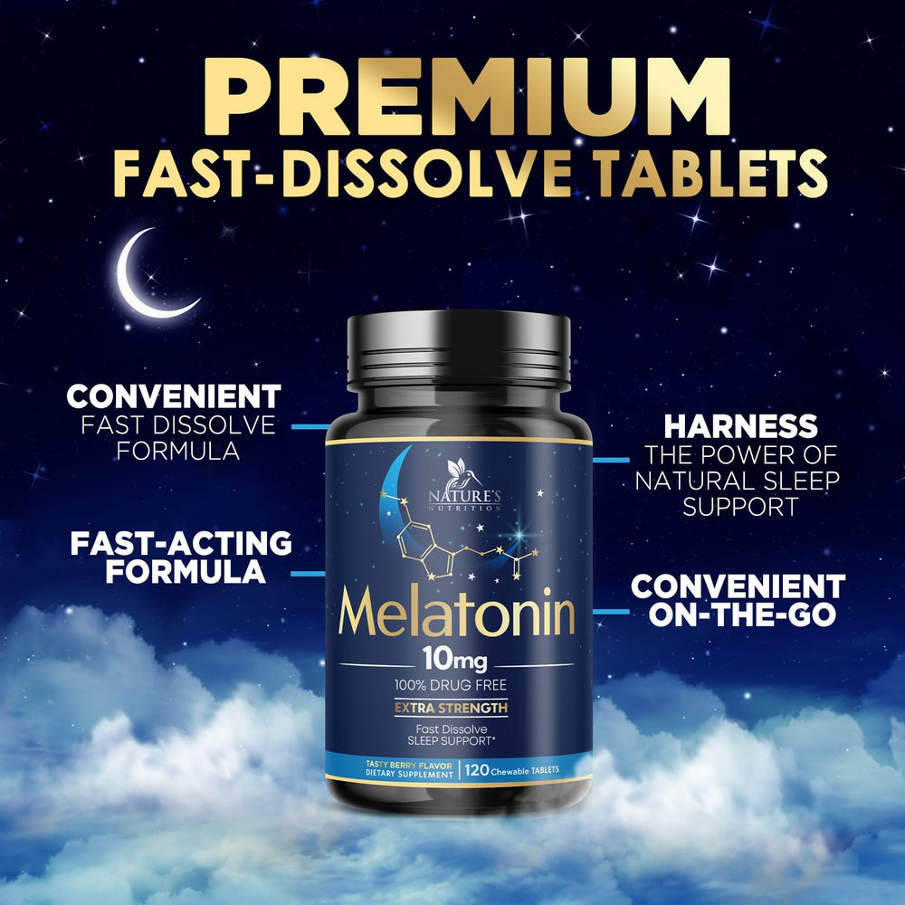 Travel-friendly melatonin bottle for nightly routine