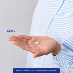60-count Melatonin bottle front label