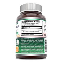 Close-up of citrus-flavored melatonin fast-dissolve tablets