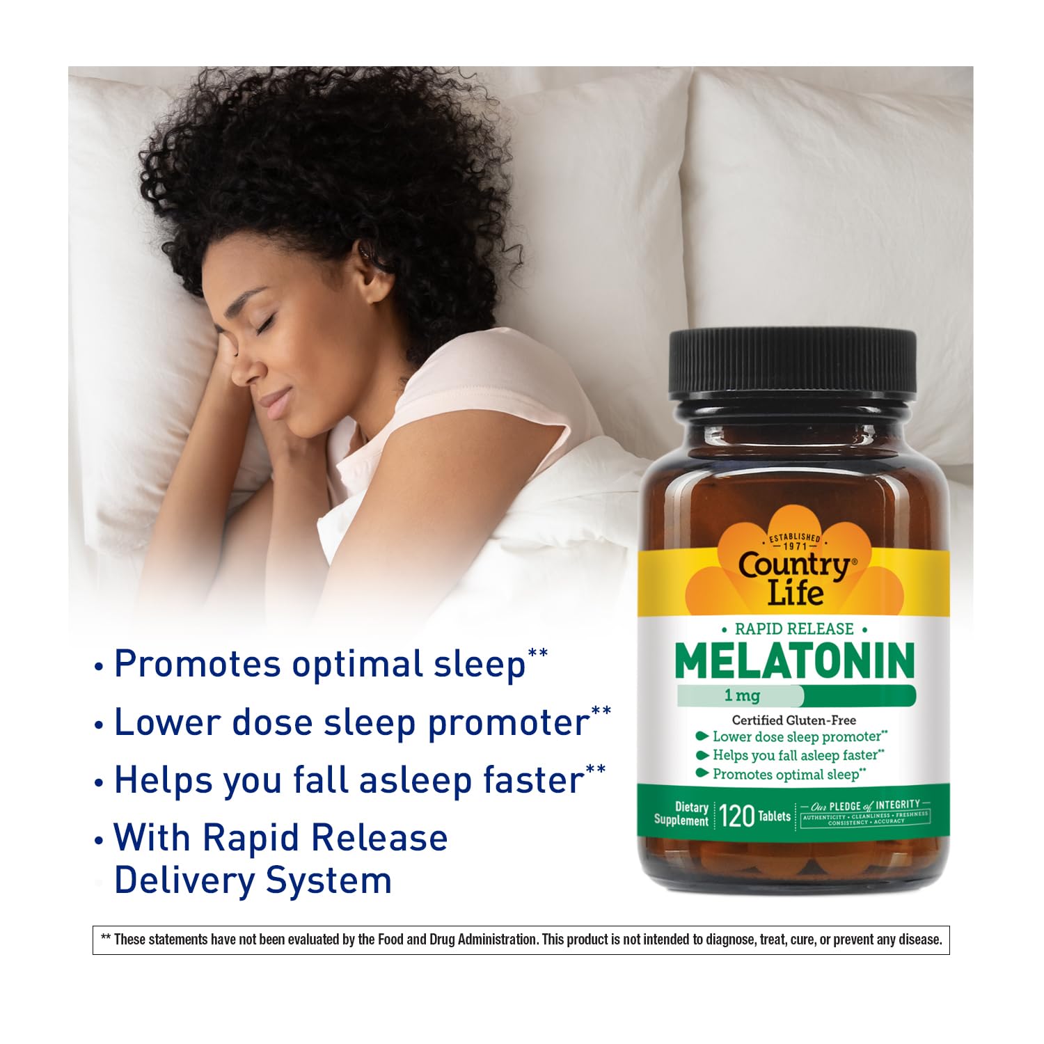 Laboratory-tested melatonin ingredients label