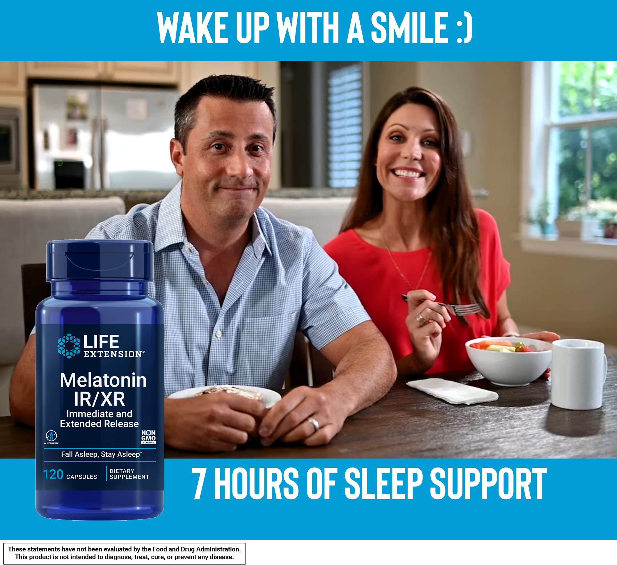 Extended-release Melatonin providing up to 7 hours image
