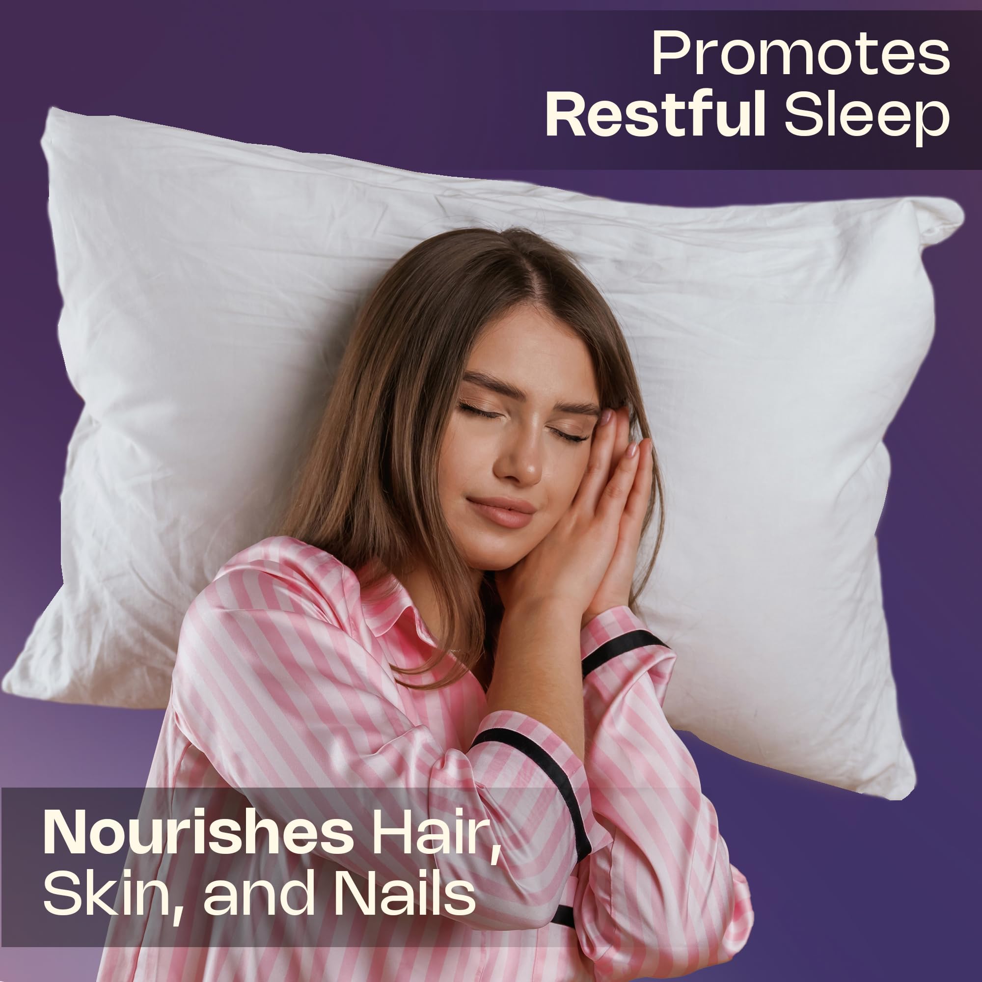 Biotin 5000mcg ingredient graphic for MeltinStrips