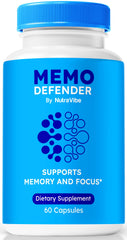 Memo Defender Pills bottle front view