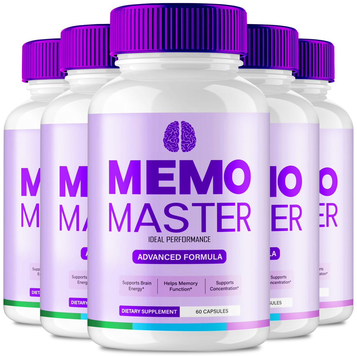 Memo Master Capsules bottle front view