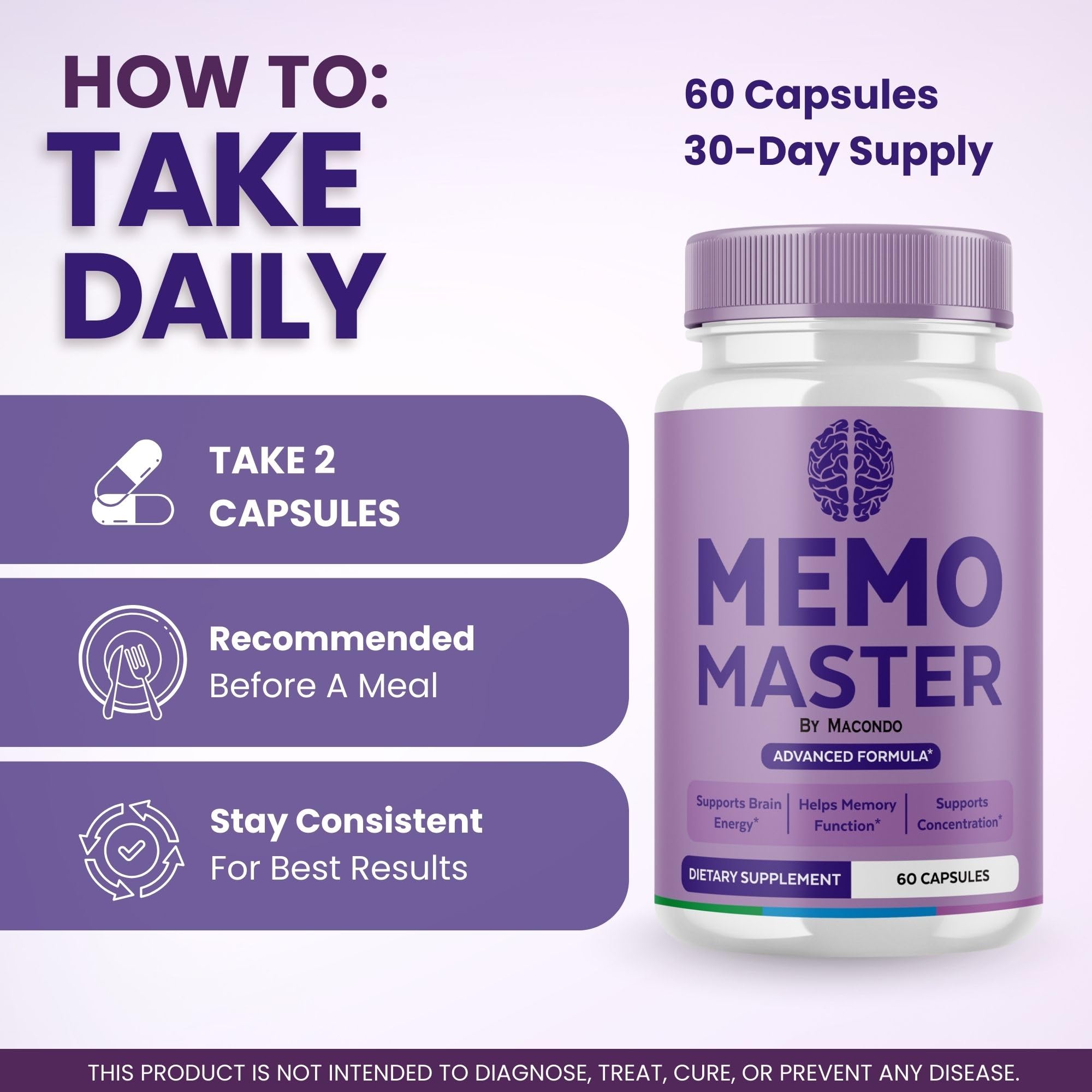 Memo Master Capsules in blister pack