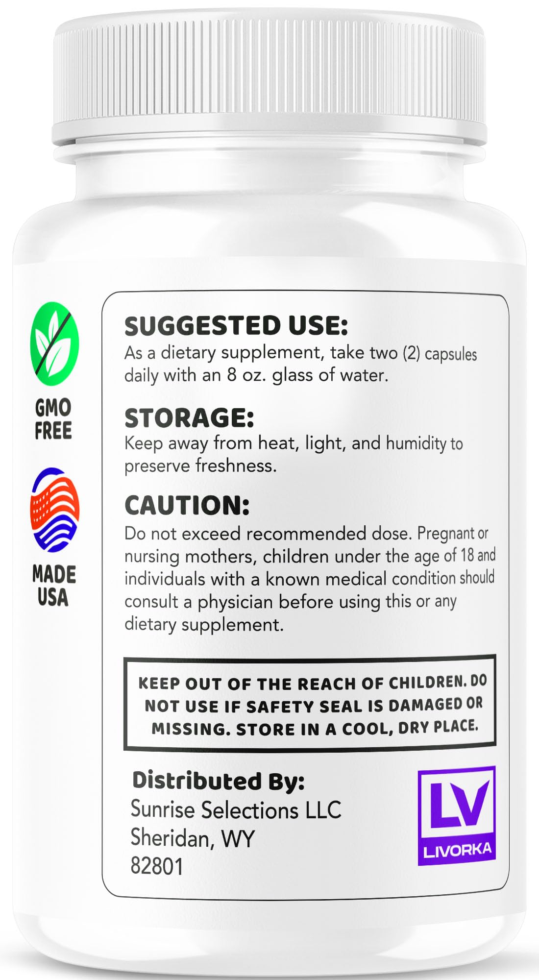 Memorion Pro bottle with capsules