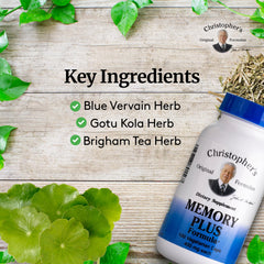 Christopher's Original Formulas Memory Plus 100-count bottle
