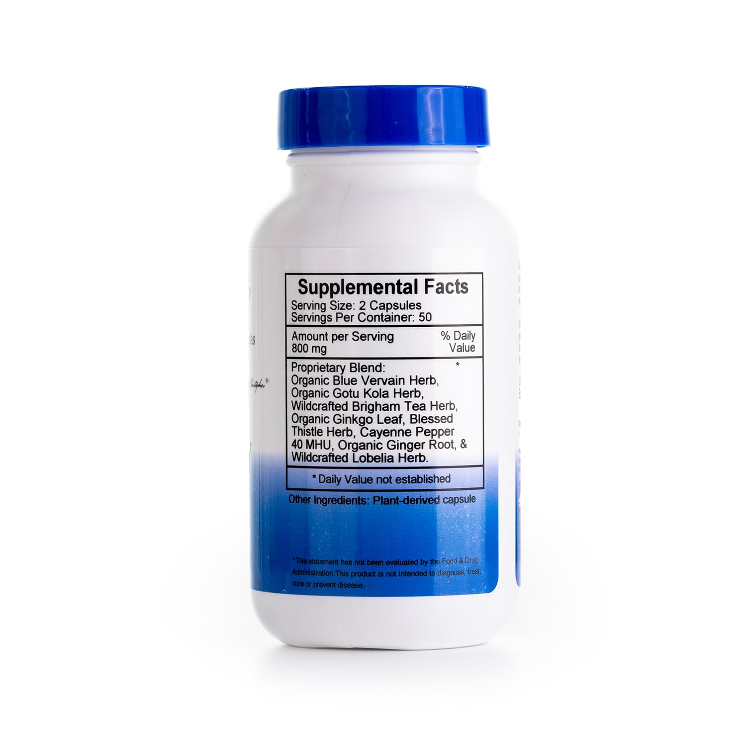Close-up of Memory Plus herbal blend ingredients