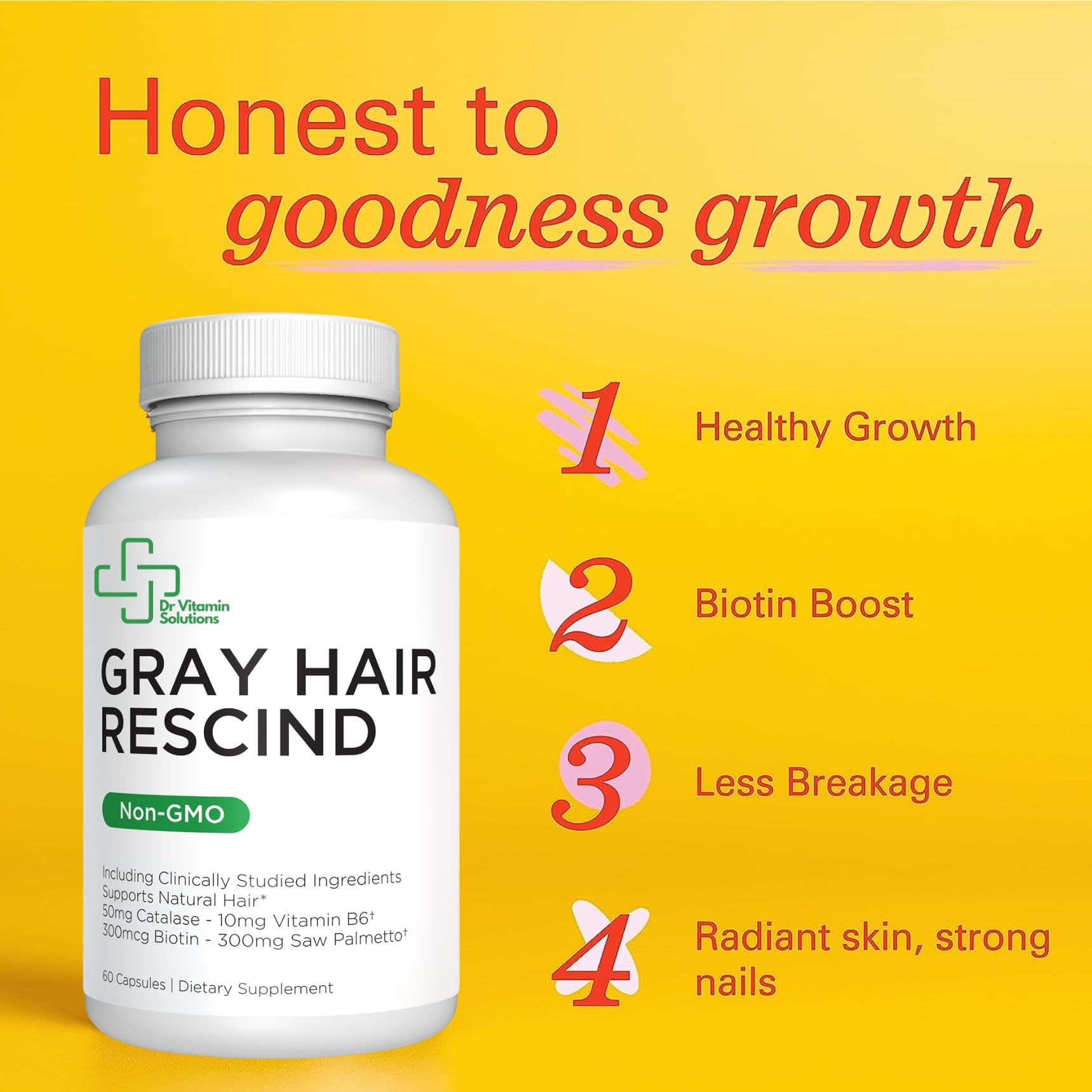 For men and women using DR Vitamin Solutions hair supplement