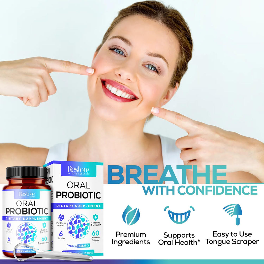 Men and women using oral care probiotics