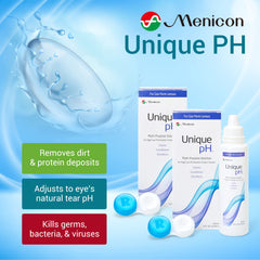 RGP lens case included with Menicon Unique pH solution