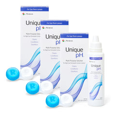 Menicon Unique pH Multi-Purpose Solution 4 oz bottles - 3 pack
