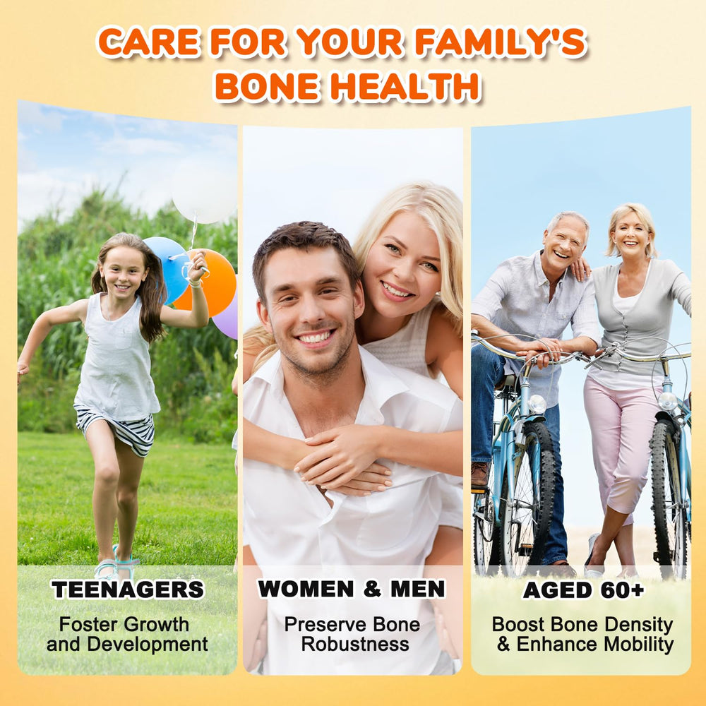 Ingredients and vitamins included: Vitamin D3 and Vitamin K2.