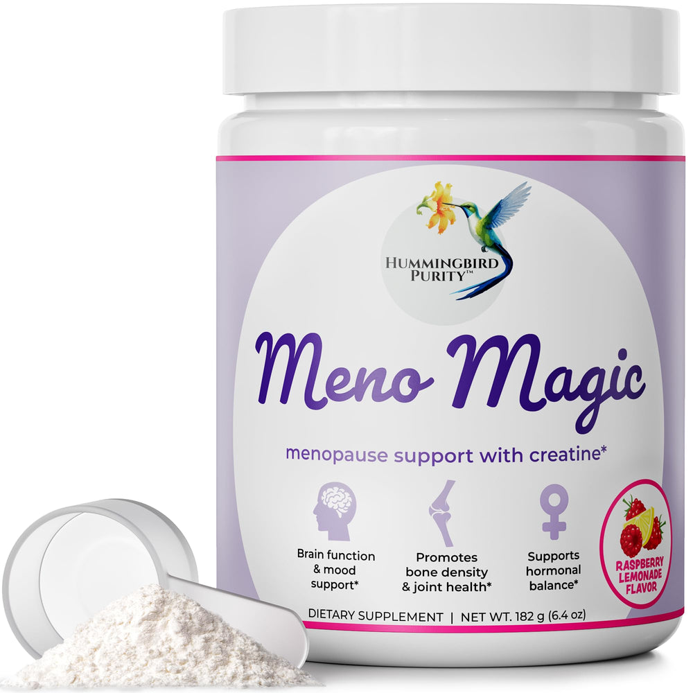 Front label of Meno Magic Menopause Supplement