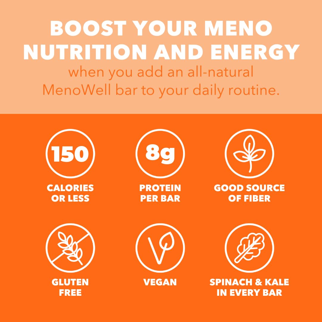 Maca and prebiotic fiber blend inside MenoWell bar for balanced appetite.