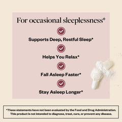 Close-up of Well Rested Sleep Aid bottle label showing melatonin and magnesium