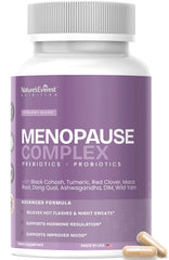 Bottle of Complete Menopause Support capsules showing 90-count