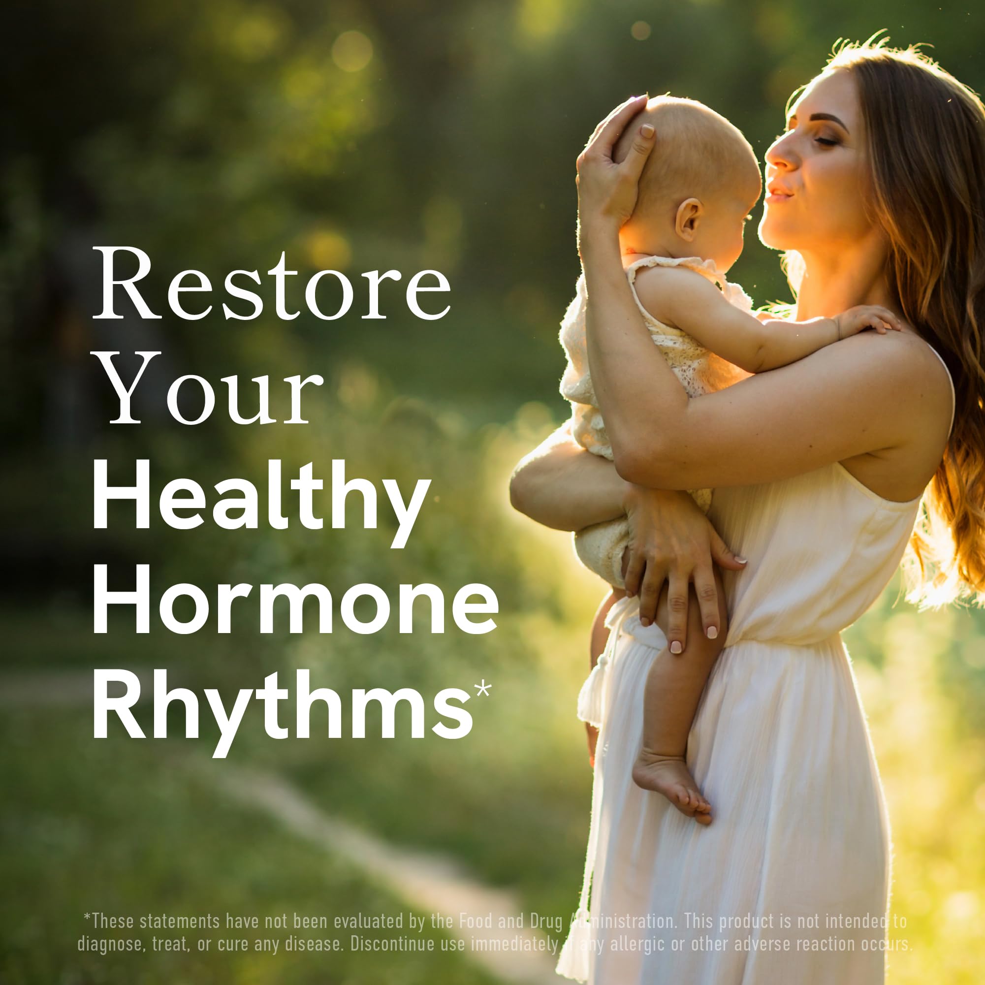 Menstrual cycle support and hormone balance illustration