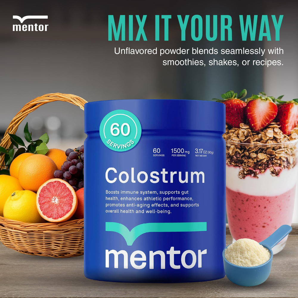 Immune support with bovine colostrum