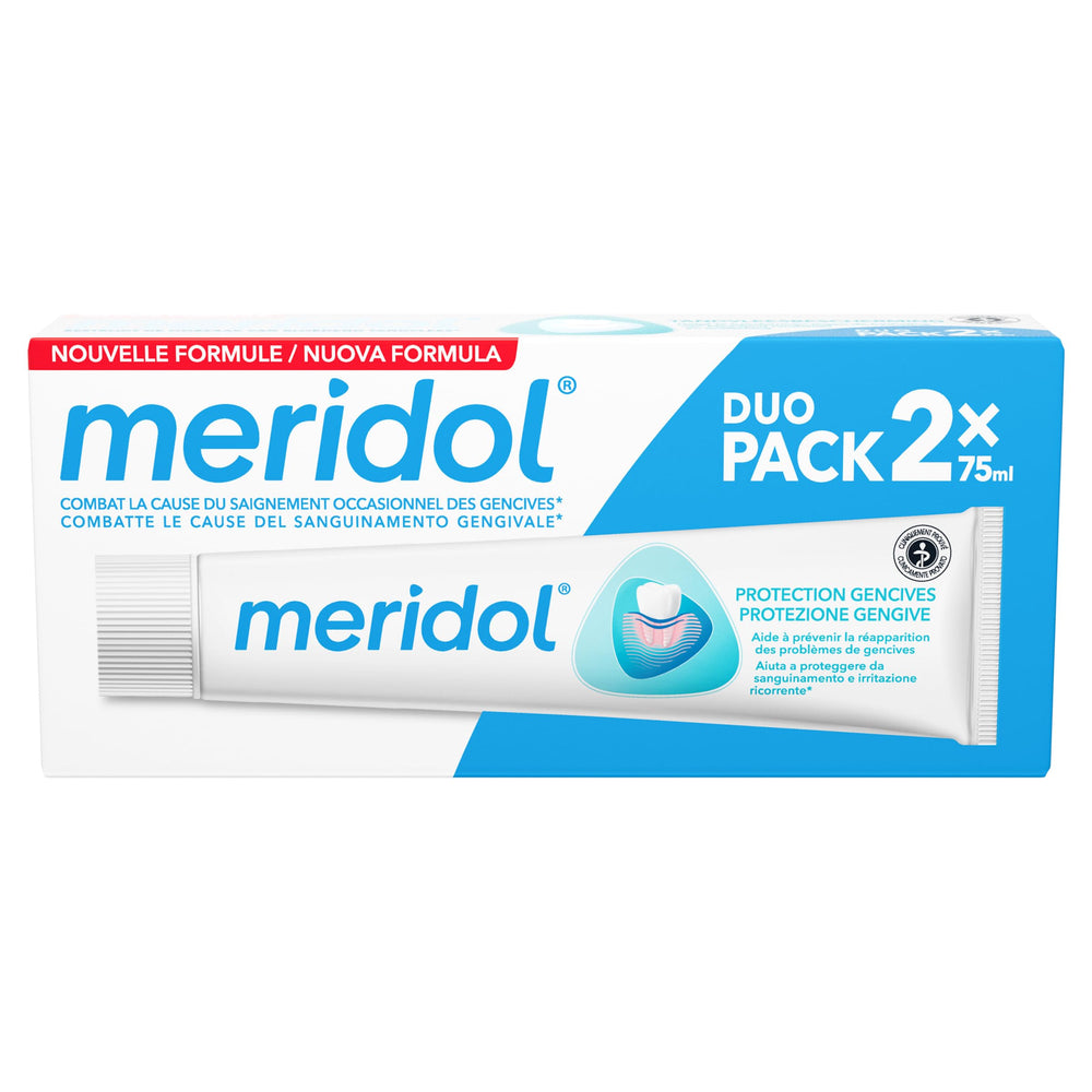 Meridol Irritated Gums toothpaste pack front view