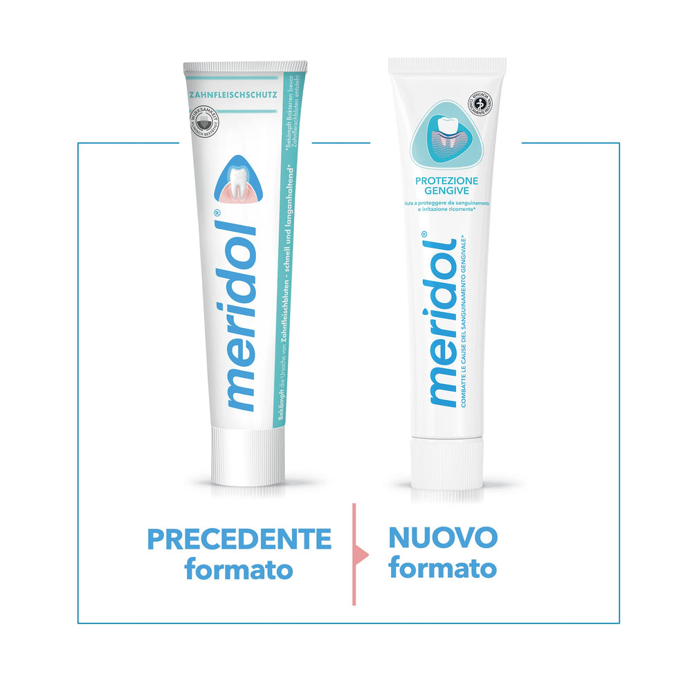 Detail of toothpaste packaging branding