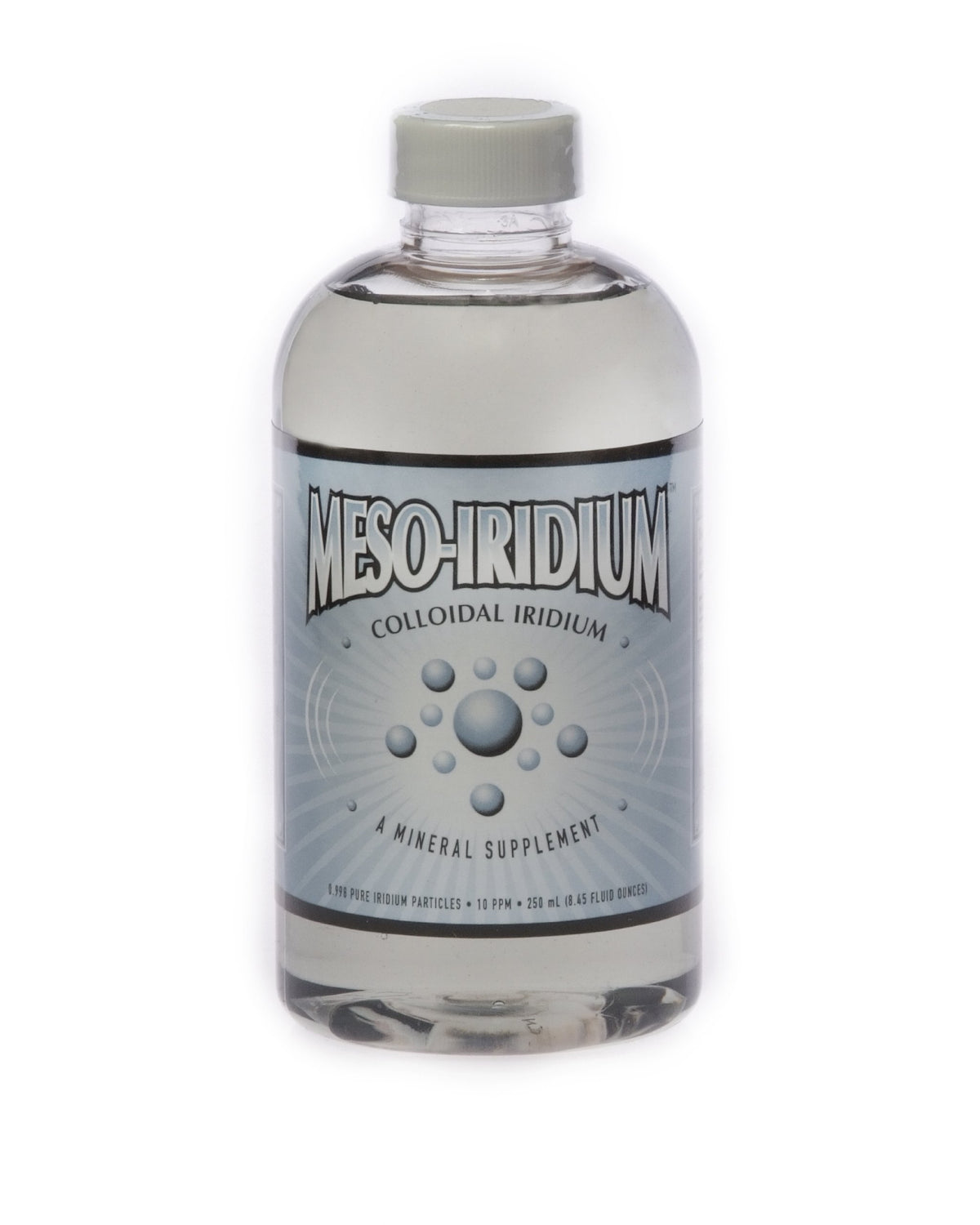 MesoIridium 10 ppm Colloidal Iridium bottle (250 mL/8.45 oz)