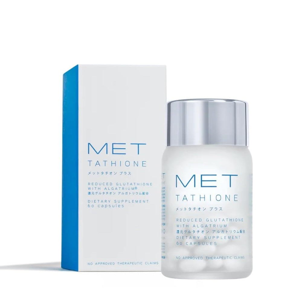 MET Tathione Soft Gel Glutathione Capsules bottle with Algatrium - 60 count