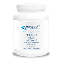 Metabolic Detox Complete chocolate shake packaging front
