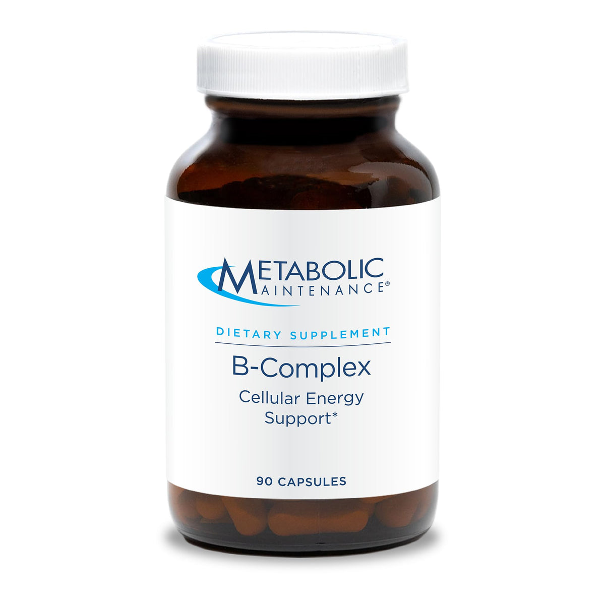 Label of Metabolic Maintenance B-Complex bottle