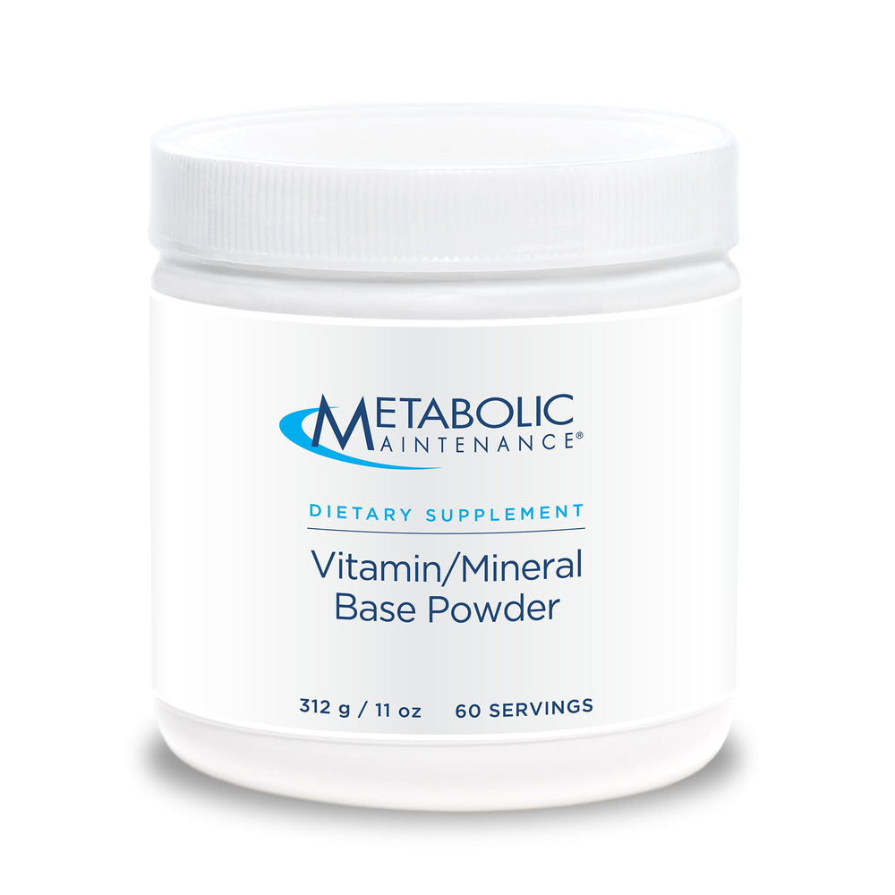 Metabolic Maintenance Vitamin Mineral Base Powder bottle label