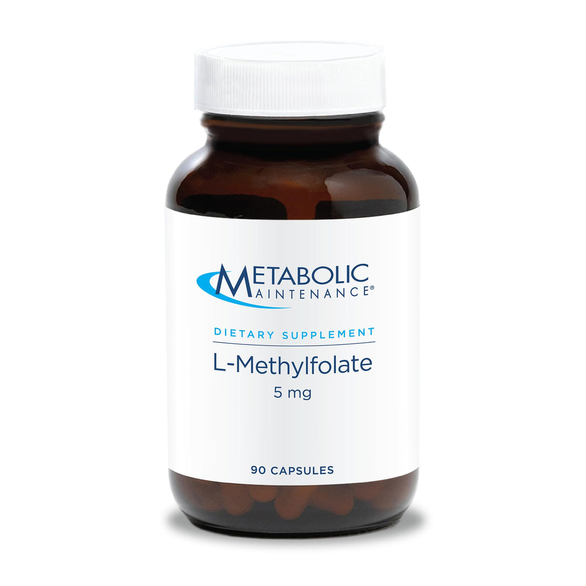 Metabolic Maintenance L-Methylfolate 5 mg bottle front label