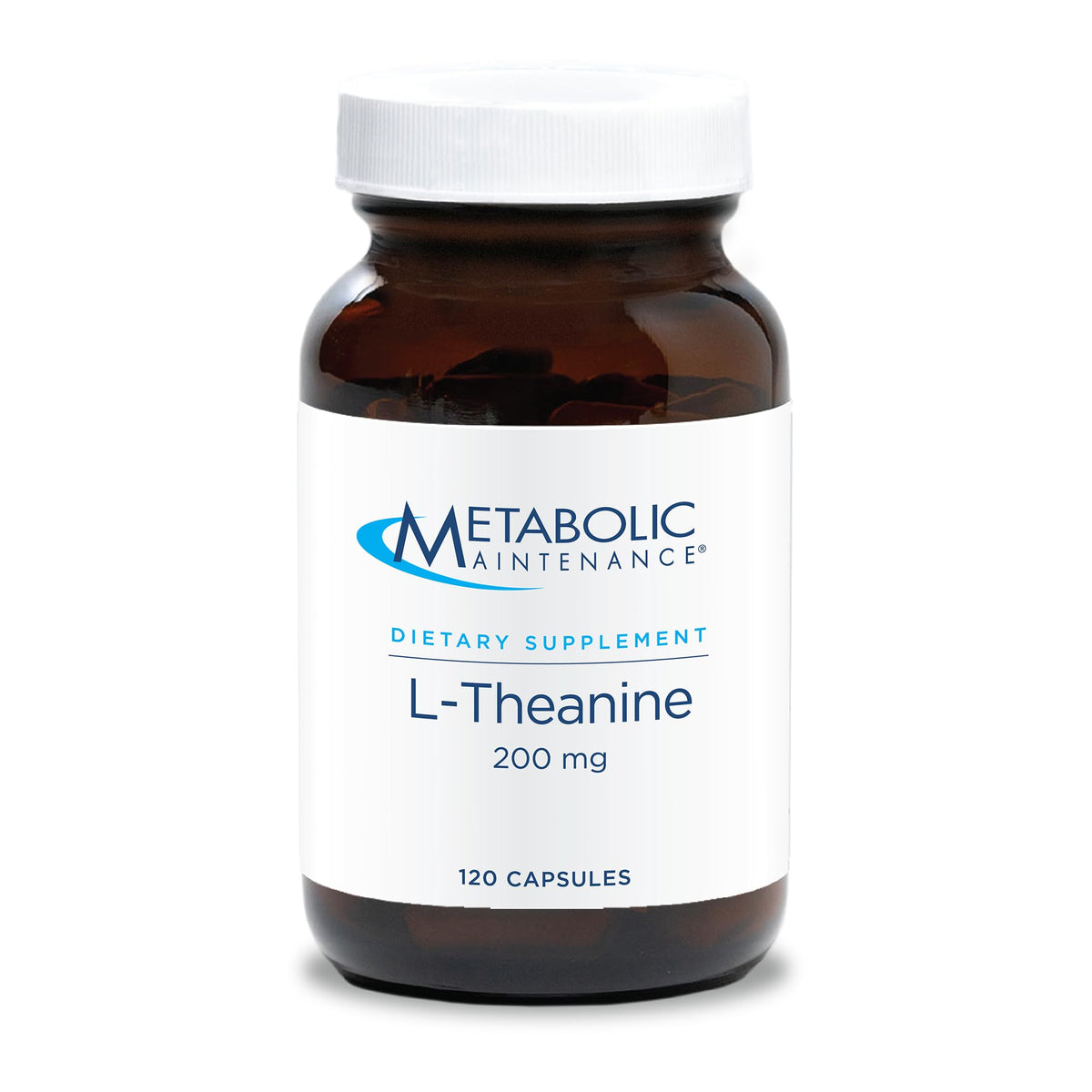 Metabolic Maintenance L-Theanine Suntheanine 120 capsules bottle