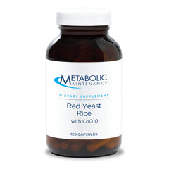 Metabolic Maintenance product hero image featuring Red Yeast Rice and CoQ10 capsules