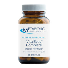 VitalEyes Complete ocular support multivitamin bottle label
