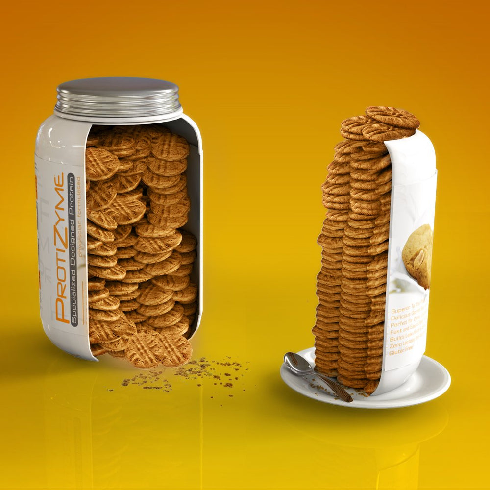 Metabolic Nutrition Protizyme baking-ready protein powder for cookies and muffins.