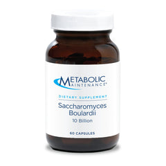 Bottle of Metabolic Maintenance Saccharomyces boulardii probiotic - 60 capsules, 10B CFU