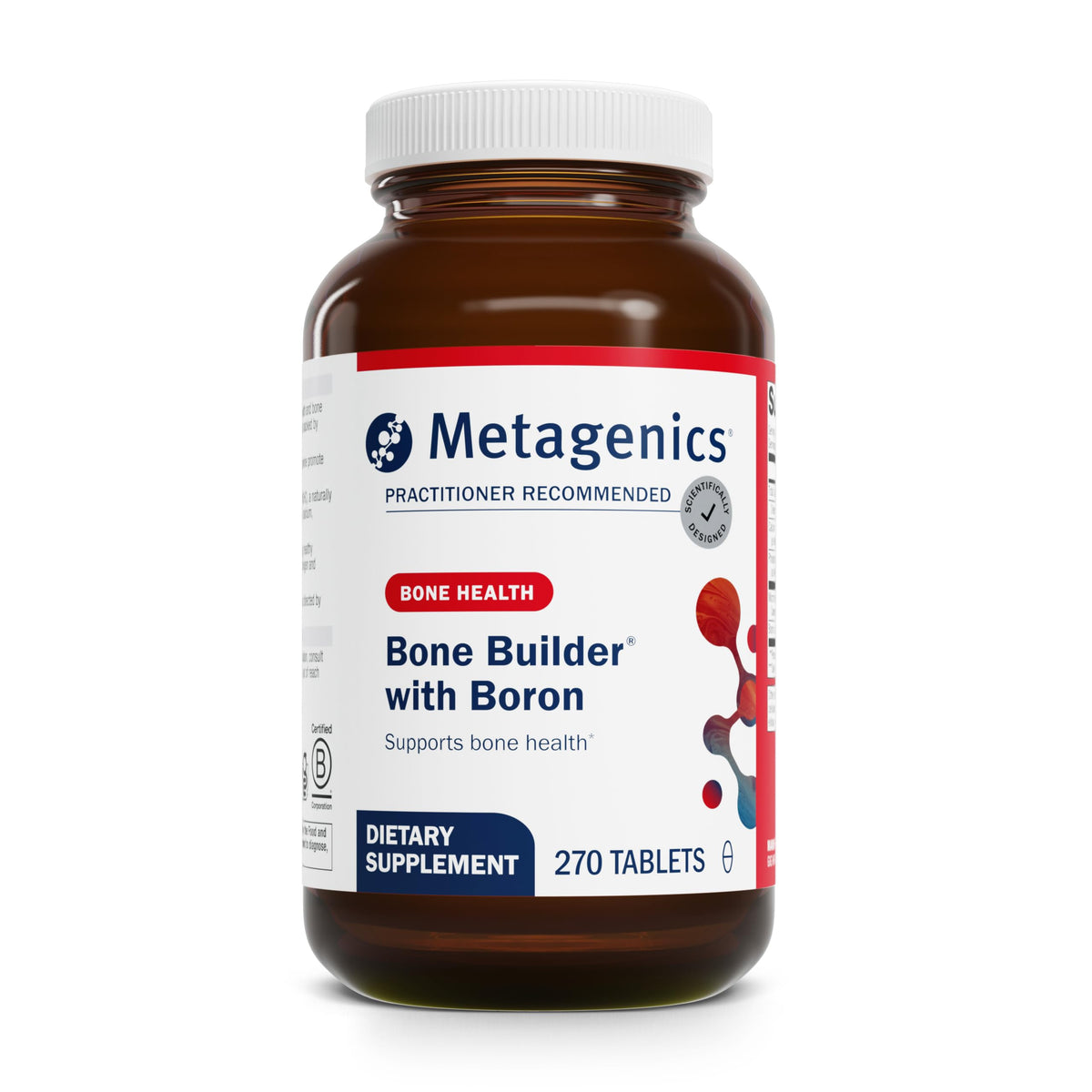 Metagenics Bone Builder with Boron bottle label