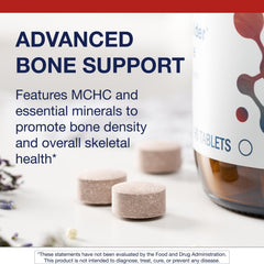 Nutritional information label for Bone Builder Chewables