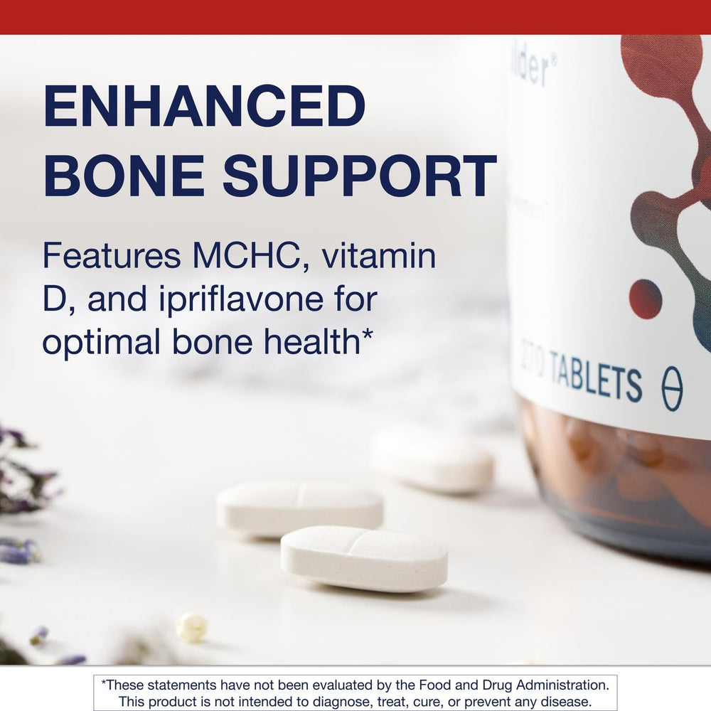 Bone density support concept with supplement ingredients