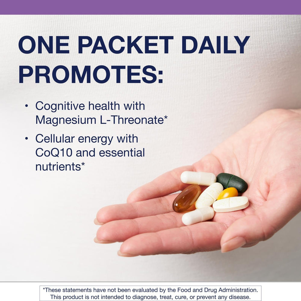 Daily packets for memory, focus and brain support