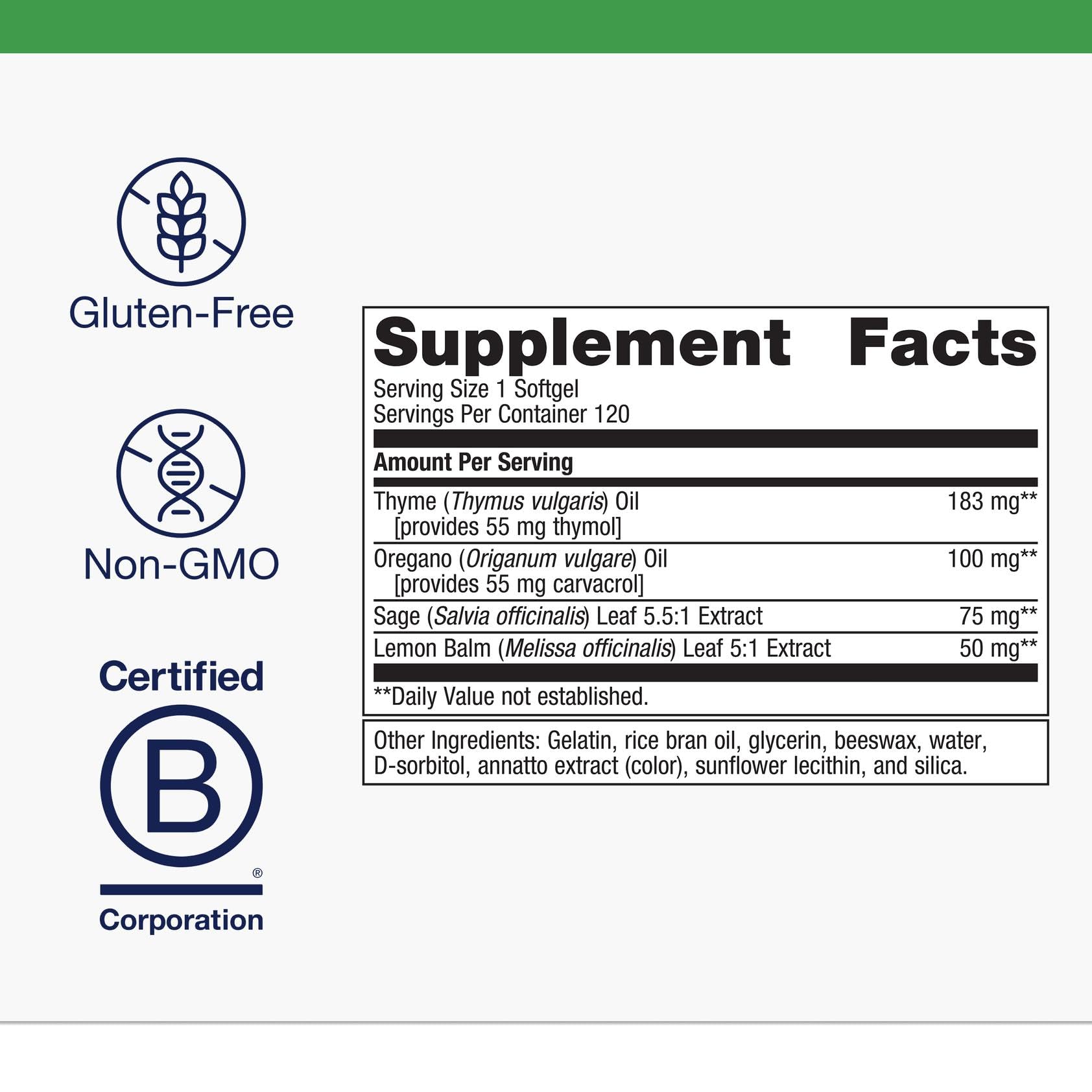 Close-up of Candibactin-AR label