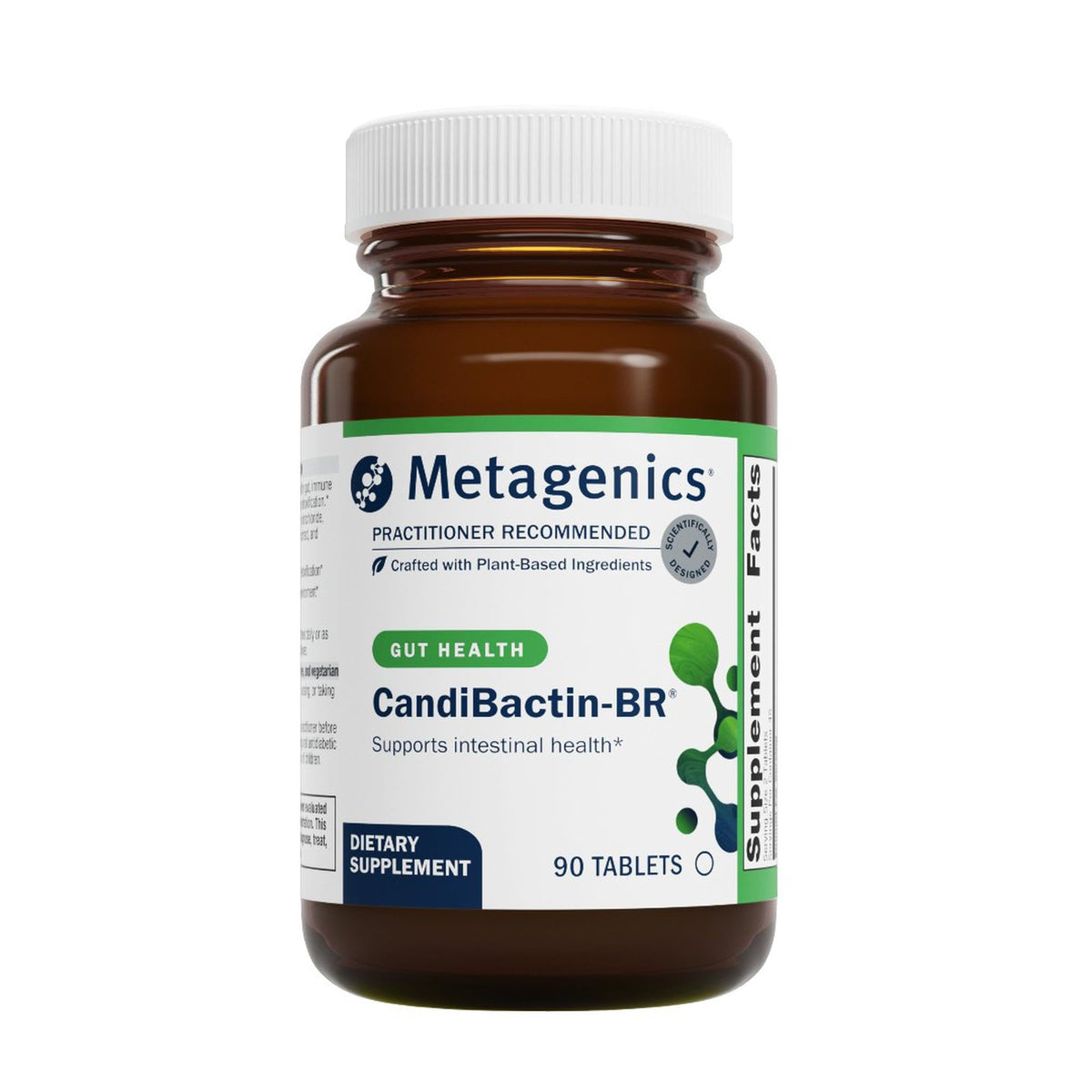Metagenics CandiBactin-BR bottle with 90 tablets