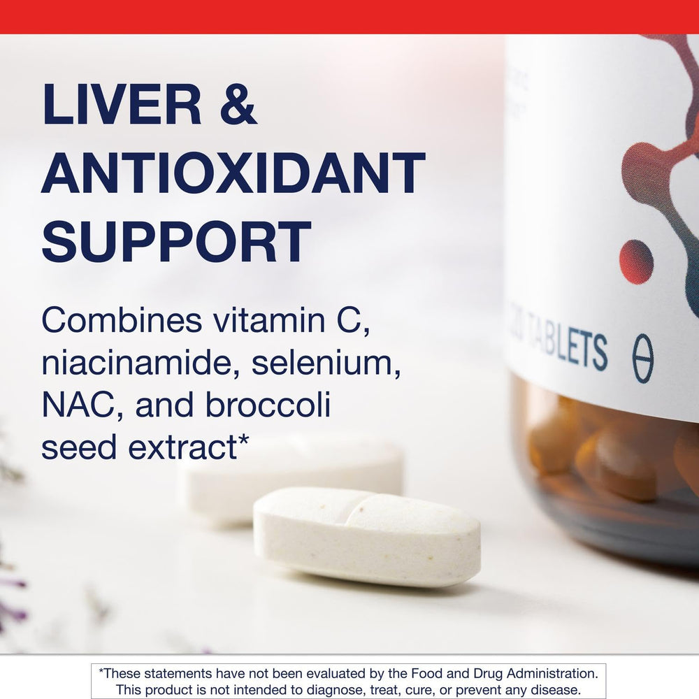 Vitamin C and Niacinamide content chart for GlutaClear