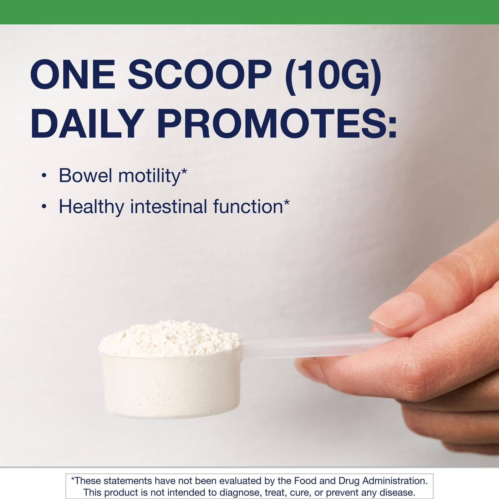 Ingredients: psyllium husk, acacia, chicory root