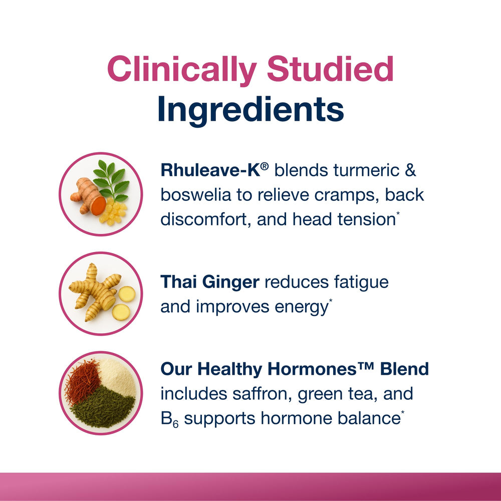 Head tension relief during periods