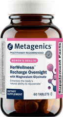 HerWellness Recharge Overnight bottle front view