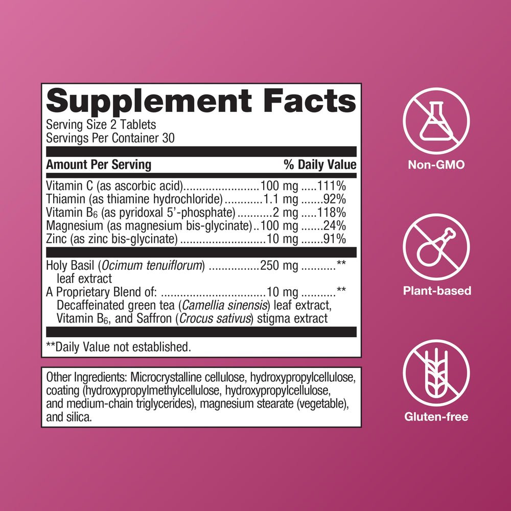 Product label displaying 60 tablets