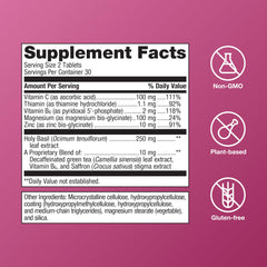 Product label displaying 60 tablets