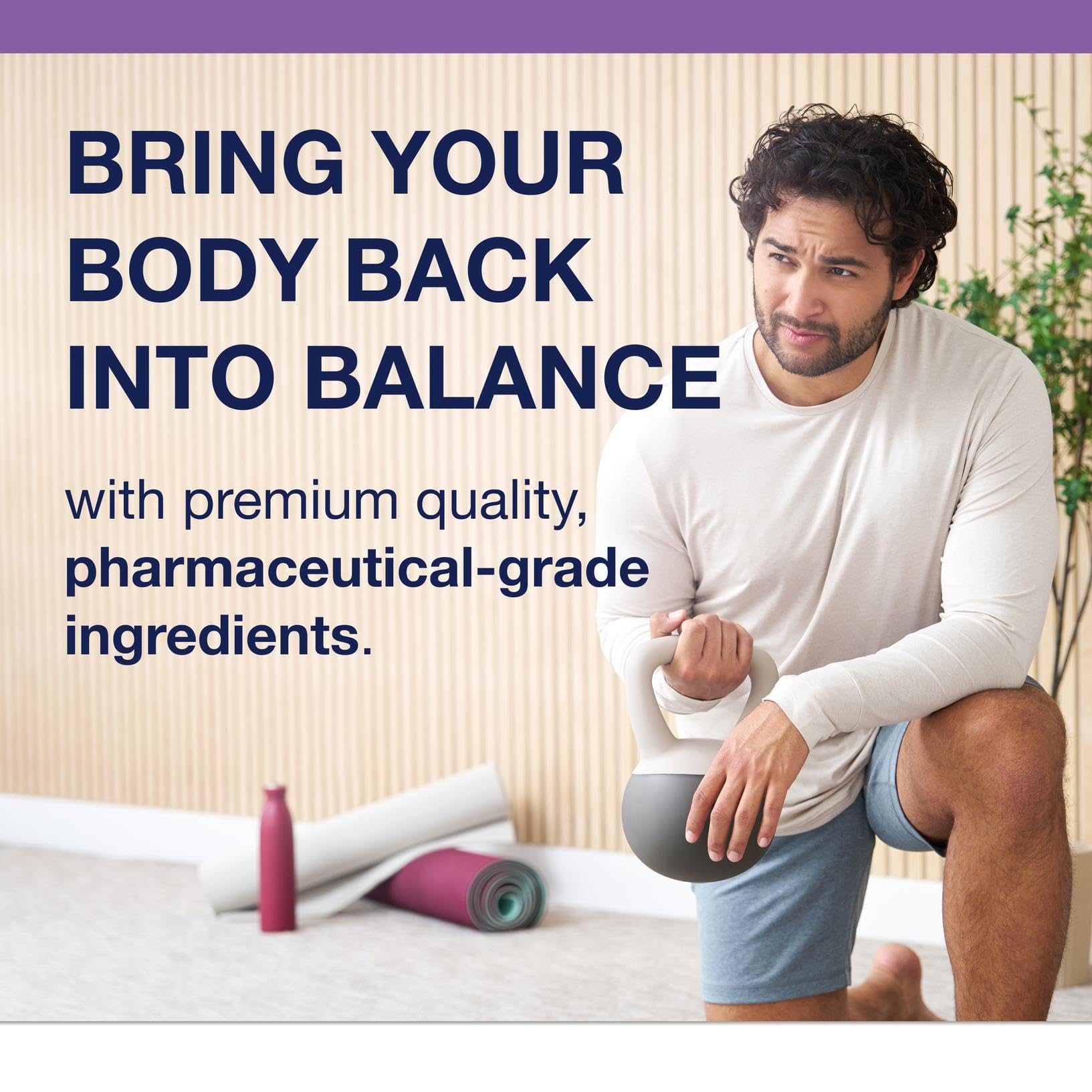 Pouring powder into water for rehydration