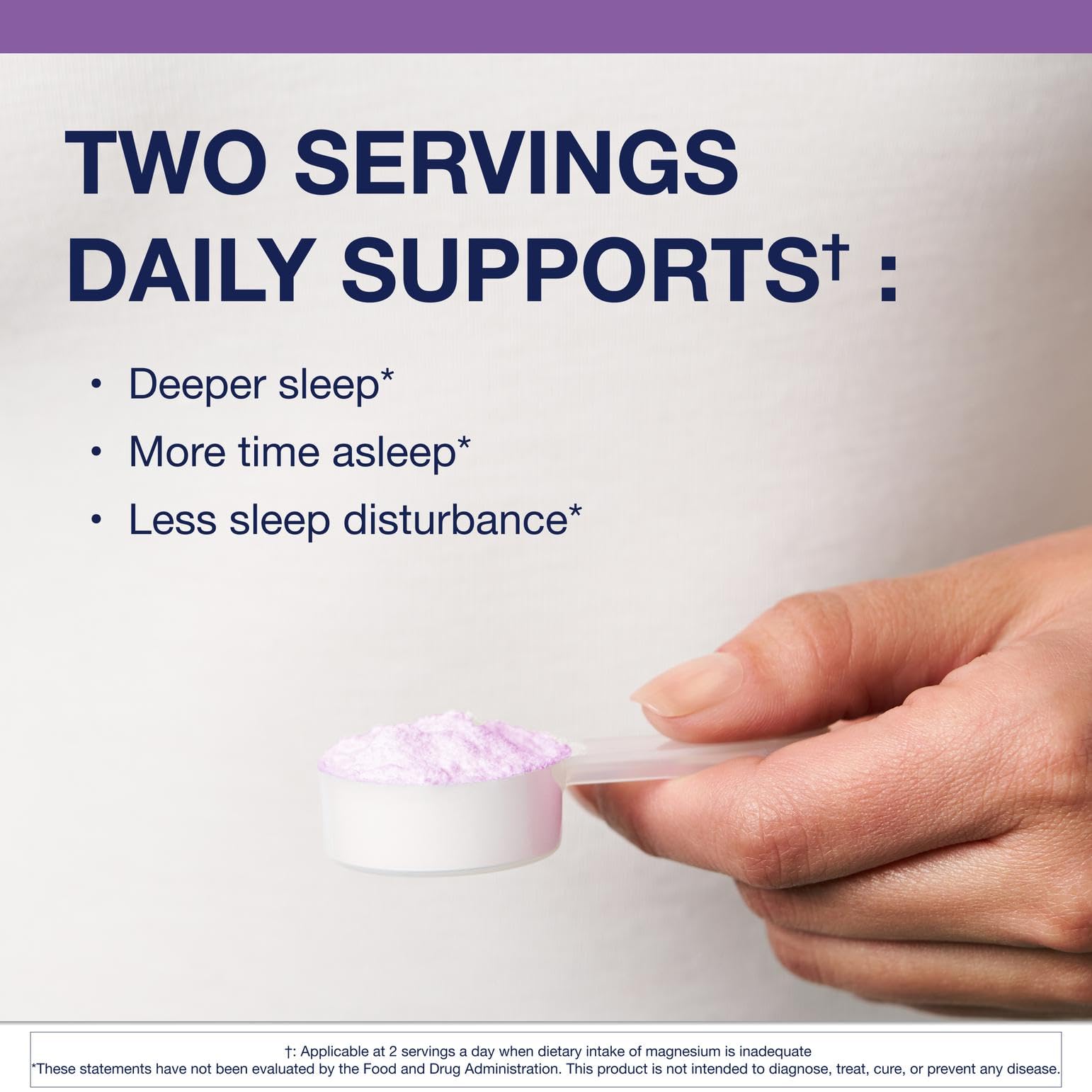 Close-up of MagActive Night Powder ingredients